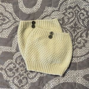 Hand made knit boot cuffs
